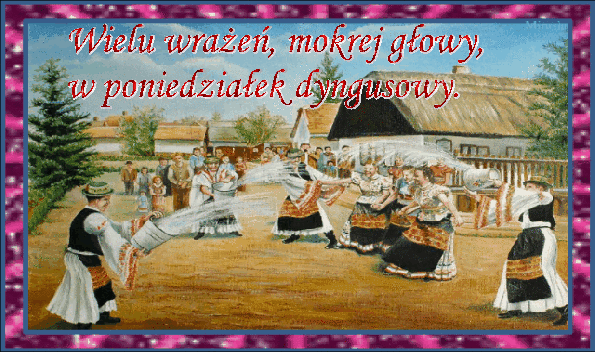 Wielu wrażeń, mokrej głowy w poniedziałek dyngusowy